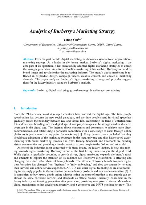 burberry warehouse study|Analyzing Business & Marketing strategy of Burberry .